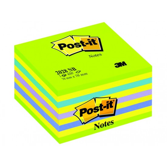 Cub Notes adeziv Post-it® Neon 76 Cub Notes adeziv Post-it® Neon 76