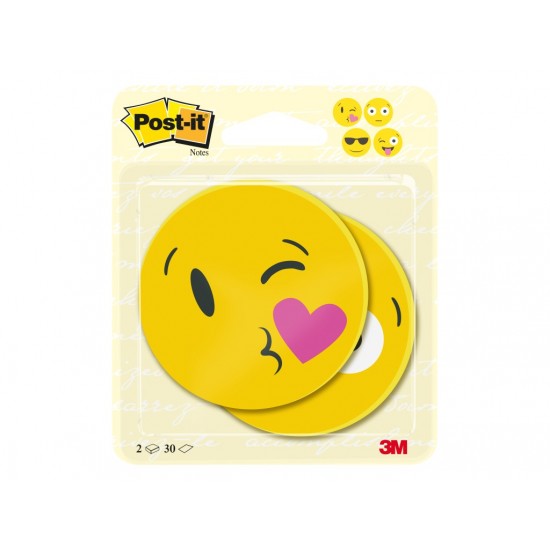 Notes adeziv Smiles, Post-it, 70 x 70 mm Notes adeziv Smiles, Post-it, 70 x 70 mm