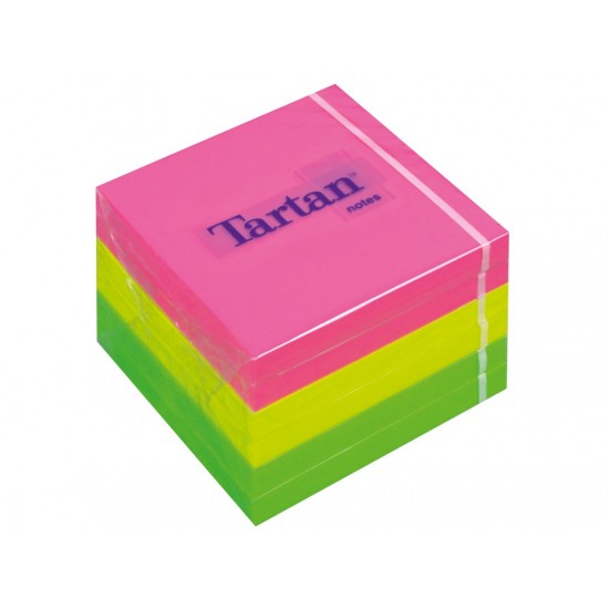 Notes adeziv Tartan Neon 76 x 76 mm Notes adeziv Tartan Neon 76 x 76 mm