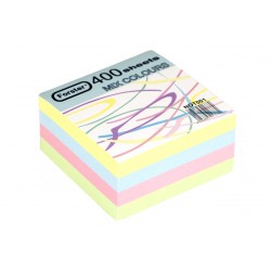 Rezervă cub din hârtie color 400 file Rezervă cub din hârtie color 400 file