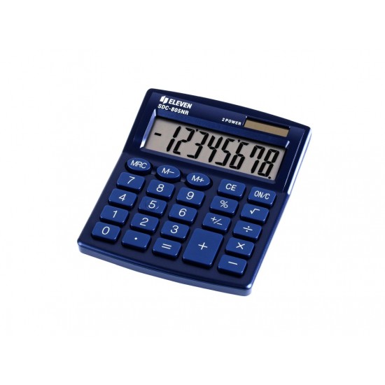 Calculator de birou 8 digiți , 120 x 105 x 21 mm, Eleven SDC-805 Calculator de birou 8 digiți , 120 x 105 x 21 mm, Eleven SDC-805