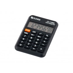 Calculator de buzunar 8 digiți, 88 x 58 x 11 mm, Eleven LC-110NR Calculator de buzunar 8 digiți, 88 x 58 x 11 mm, Eleven LC-110NR