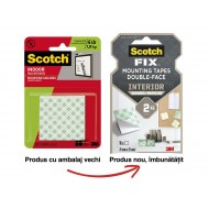 Benzi dublu adezive pretaiate montare interior, 16 bucăți/pachet, Scotch-Fix™ Benzi dublu adezive pretaiate montare interior, 16 bucăți/pachet, Scotch-Fix™