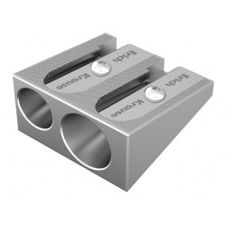 Ascuțitoare dublă din aluminiu Erich Krause Ferro Plus Ascuțitoare dublă din aluminiu Erich Krause Ferro Plus