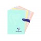 Caiet capsat A5, 48 file, Colecția Mimesys Pastel, Clairefontaine Caiet capsat A5, 48 file, Colecția Mimesys Pastel, Clairefontaine
