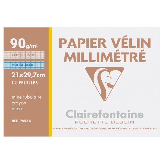 Hârtie milimetrică Clairefontaine Hârtie milimetrică Clairefontaine