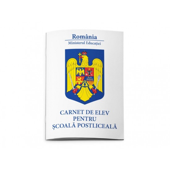 Carnet de elev pentru școala postliceală Carnet de elev pentru școala postliceală