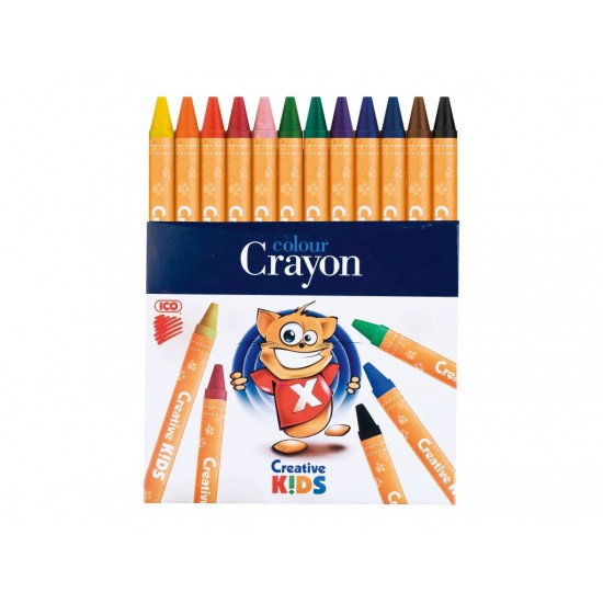 Creioane cerate Creative Kids 12/set Creioane cerate Creative Kids 12/set