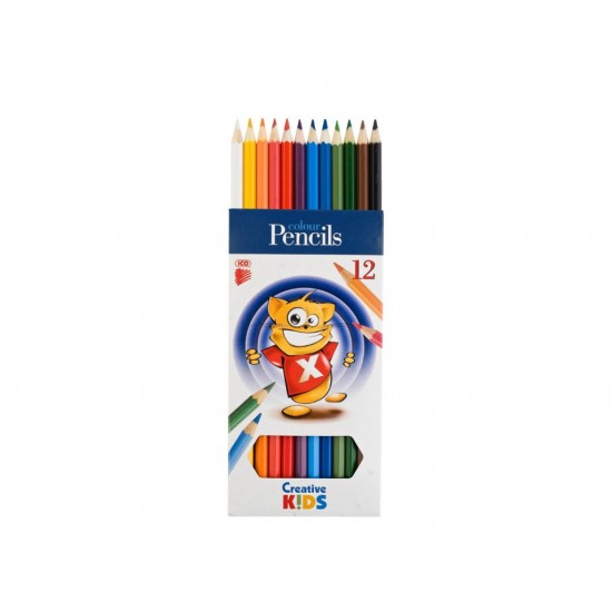 Creioane color Creative Kids 12/set Creioane color Creative Kids 12/set