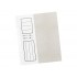 Dosar de încopciat economy cu gheare 1/2 Alb