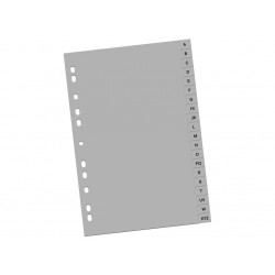Index din plastic A-Z