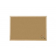 Panou plută cu ramă din lemn 40x30 cm Panou plută cu ramă din lemn 40x30 cm