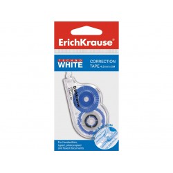 Bandă corectoare Erich Krause Techno White Mini, 4,2mm X 5m Bandă corectoare Erich Krause Techno White Mini, 4,2mm X 5m