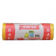 Saci menajeri Premium 60 L, 20 buc /rola, Safir Saci menajeri Premium 60 L, 20 buc /rola, Safir