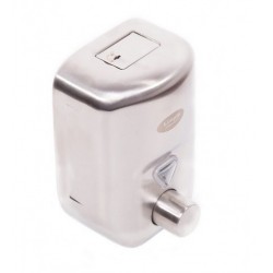 Dozator inox satinat manual pentru sapun, Limpio SD180, 1800ml  Dozator inox satinat manual pentru sapun, Limpio SD180, 1800ml