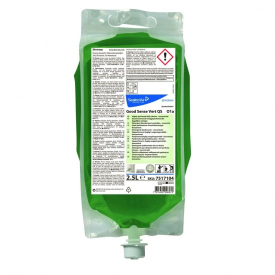 Detergent odorizant Good Sense Vert QS , Diversey, 2.5L Detergent odorizant Good Sense Vert QS , Diversey, 2.5L