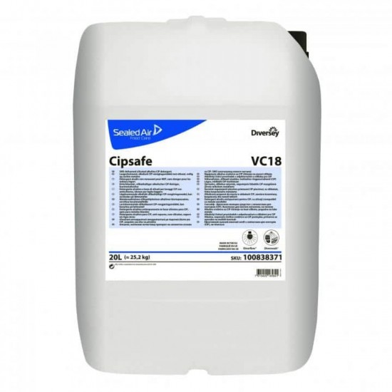 Detergent alcalin cu spumare redusa Cipsafe, Diversey, 25.2 kg Detergent alcalin cu spumare redusa Cipsafe, Diversey, 25.2 kg