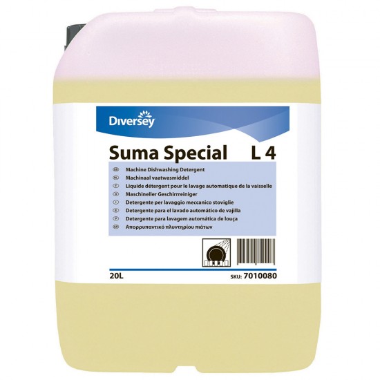 Detergent pentru masina de spalat vase SUMA Special L4, Diversey, 20L