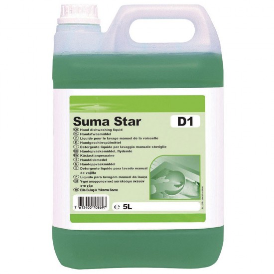Detergent vase manual SUMA STAR D1, Diversey, 5L