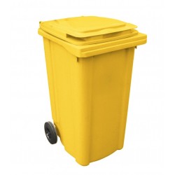 Pubela HDPE CLD 240L galbena- Transport Inclus