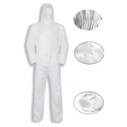 Combinezon protectie nesteril alb, ambalat individual, 55gr, universal Combinezon protectie nesteril alb, ambalat individual, 55gr, universal