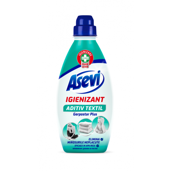 Igienizant aditiv textil Asevi Gerpostar, flacon 720 ml