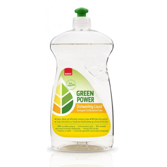 Detergent lichid pentru vase SANO Green Power DISHWASHING Liquid, 700ml