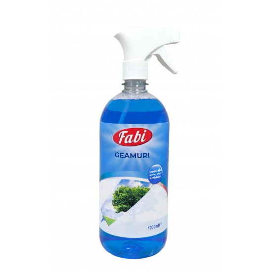 Detergent profesional pentru geamuri, Fabi, 1L