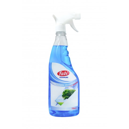Detergent profesional pentru geamuri, Fabi, 750ml