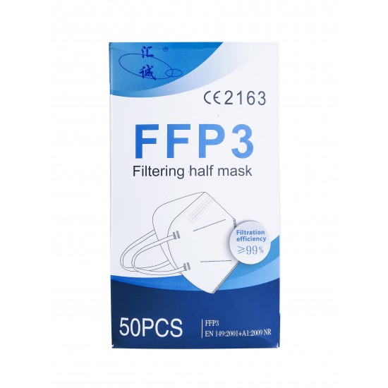 Masca protectie fara supapa, FFP3, protectie 99% Masca protectie fara supapa, FFP3, protectie 99%