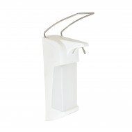 Dozator sapun sau dezinfectant pentru spital, 1000ml, ABS, maneta din otel inoxidabil, Nofer Dozator sapun sau dezinfectant pentru spital, 1000ml, ABS, maneta din otel inoxidabil, Nofer