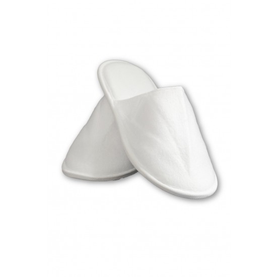 Papuci dama inchisi din frotir, talpa 5mm Papuci dama inchisi din frotir, talpa 5mm