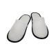 Papuci inchisi in fata din frotir, bordura neagra, talpa 4mm Papuci inchisi in fata din frotir, bordura neagra, talpa 4mm