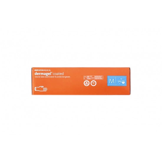 Manusi Latex Nepudrate Dermagel - 100buc/cutie Manusi Latex Nepudrate Dermagel - 100buc/cutie