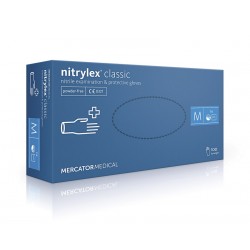 Manusi examinare si protectie Nitrylex, classic blue, 100 buc Manusi examinare si protectie Nitrylex, classic blue, 100 buc