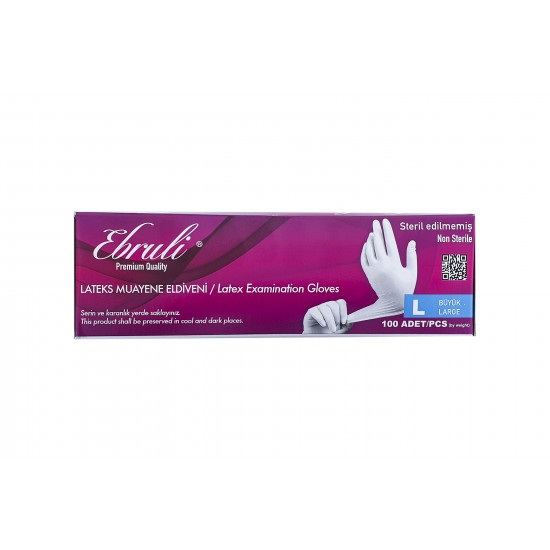 Manusi din Latex usor pudrate, 100 buc./cutie, culoare alba Manusi din Latex usor pudrate, 100 buc./cutie, culoare alba
