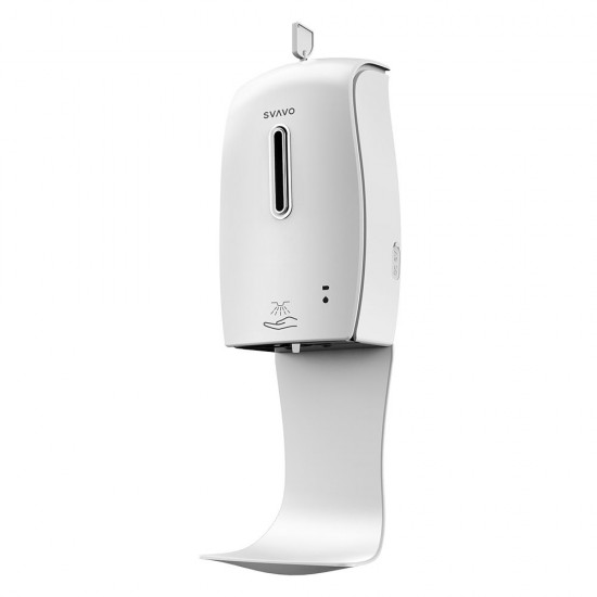 Dispenser automat dezinfectant pentru perete, Argintiu Dispenser automat dezinfectant pentru perete, Argintiu