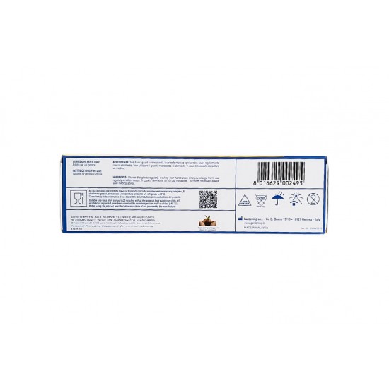 Manusi nitril de protectie, nepudrate, 100buc/cutie, albastre, marime M Manusi nitril de protectie, nepudrate, 100buc/cutie, albastre, marime M