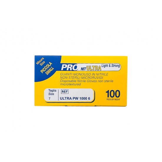 Manusi nitril de protectie, nepudrate, 100buc/cutie, albastre, marime M Manusi nitril de protectie, nepudrate, 100buc/cutie, albastre, marime M