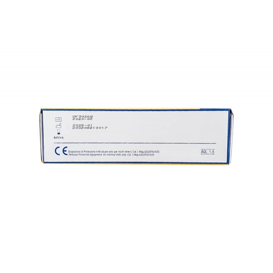 Manusi nitril de protectie, nepudrate, 100buc/cutie, albastre, marime M Manusi nitril de protectie, nepudrate, 100buc/cutie, albastre, marime M