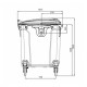 Container HDPE CLF 1100L cu capac plat albastru - Transport inclus Container HDPE CLF 1100L cu capac plat albastru - Transport inclus