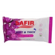 Servetele umede, SAFIR, 15 buc/ pachet, 36 pachete/ set Servetele umede, SAFIR, 15 buc/ pachet, 36 pachete/ set