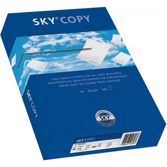 Saturate Historian pilot Hartie copiator premium A4, 80 g/mp, 500 coli/top, SKY Copy