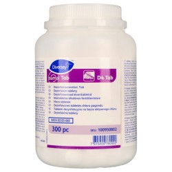 Dezinfectant concentrat pe baza de clor (cloramina), Suma Tab D4, Diversey, 300 tablete  Dezinfectant concentrat pe baza de clor (cloramina), Suma Tab D4, Diversey, 300 tablete