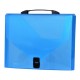 Servieta transparenta din plastic, cu clapeta in V si miner, 345x255x41mm Servieta transparenta din plastic, cu clapeta in V si miner, 345x255x41mm