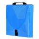 Servieta transparenta din plastic, cu clapeta in V si miner, 345x255x41mm Servieta transparenta din plastic, cu clapeta in V si miner, 345x255x41mm
