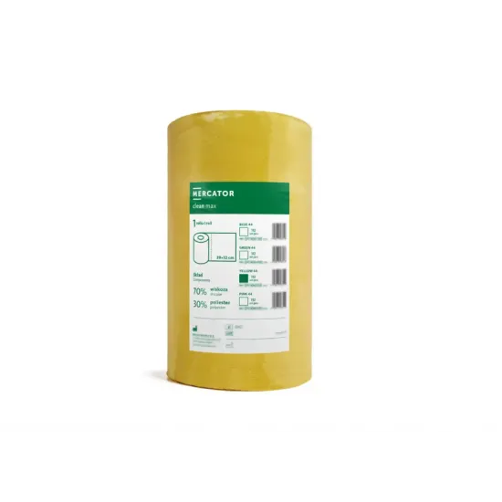  Laveta profesionala de curatare, Clean Max 44 m/ rola, Galben
