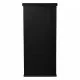 Coș de reciclare negru otel cu acoperire organica, cu 4 compartimente 4x60L – 240 litri