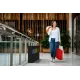 Coș de reciclare negru otel cu acoperire organica, cu 4 compartimente 4x60L – 240 litri