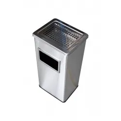 Cos de gunoi cu scrumiera 30L, 24x63 cm